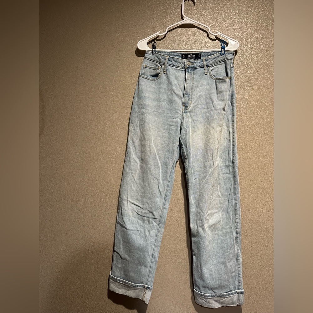 Hollister Blue Boot Cut Jeans Vintage-Inspired